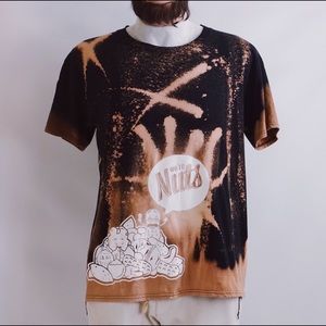 Custom bleached Whole Foods T